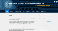 Desktop Screenshot of essexregister.com